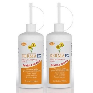 Imagem do produto Dermaex 200Ml Óleo De Girassol Cicatrizante Kit Com 02Un Nutriex