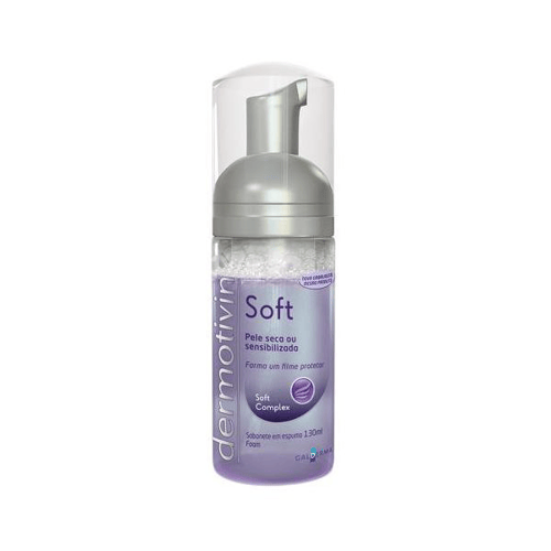 Dermotivin - Foam Soft Higienizador Sabonete Em Espuma Para Pele Oleosa Ou Mista 130Ml