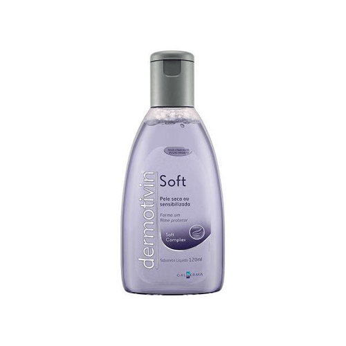 Dermotivin - Soft Sabonete Líquido Flip Pele Normal Ou Seca 120Ml