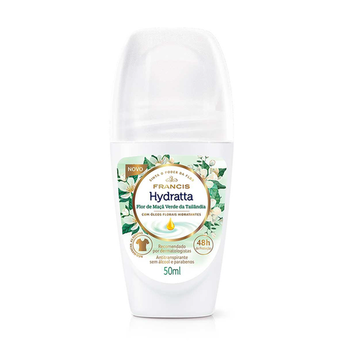 Desodorante Roll-On Francis Hydratta Flor De Maçã Verde Da Tailândia 50Ml 50Ml