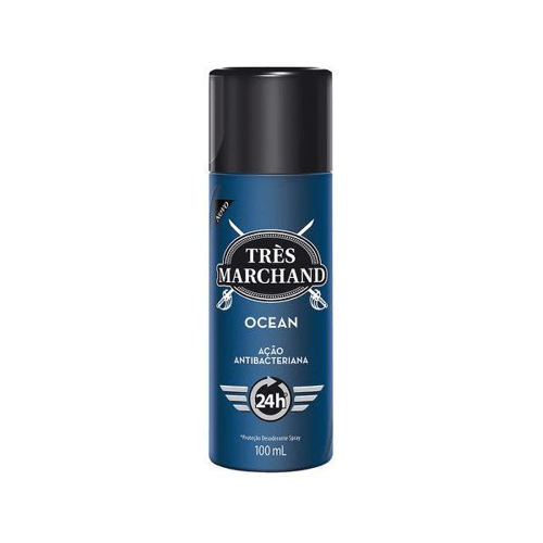 DESODORANTE TRES MARCHAND SPRAY OCEAN 100 ML