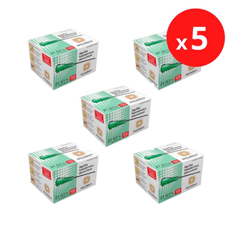 Imagem do produto Descarpack Agulha Hipodérmica Descartável Verde 30X0,8Mm 21G 1 1/4 Com 100Un Kit 5Un