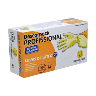 Descarpack Luva De Latex Com Talco Tamanho P Com 100Un