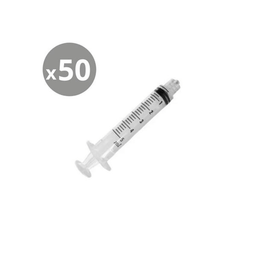 Descarpack Seringa Hipodérmica Sem Agulha Luer Lock 5Ml Kit 50Un