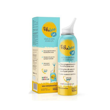 Descongestionante Nasal Blusoro Jet Infatil 0,9% Com 100Ml