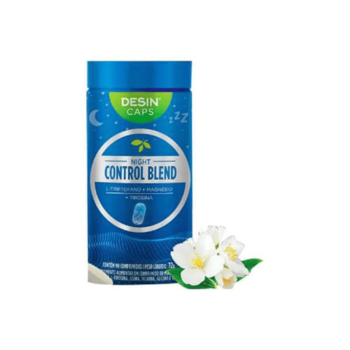 Imagem do produto Desin Night Control Blend Pote 72G 90 Cápsulas Desinchá