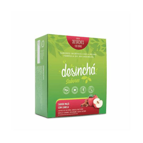 Imagem do produto Desinchá Sabores Maçã Com Canela 30 Sachês