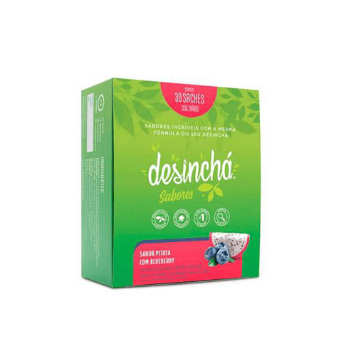 Imagem do produto Desinchá Sabores Pitaya Com Blueberry 30 Sachês