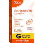 Imagem do produto Desloratadina 0,5Mg/Ml - 60Ml Xarope  Genérico Globo