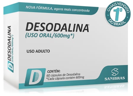 Desodalina - 600Mg 60 Cápsulas