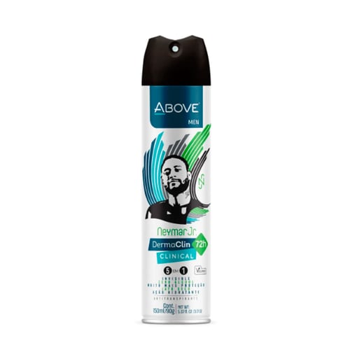 Desodorante Above Neymar Jr. Men Antitranspirante Aerosol Com 150Ml