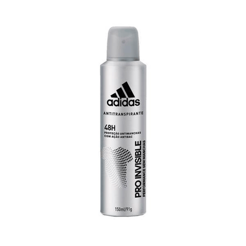 Desodorante Adidas Aerossol Masculino Invisible 150Ml