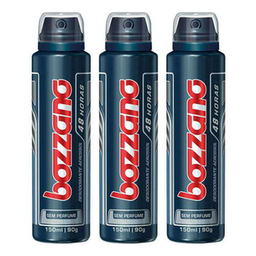 Desodorante Aerosol Bozzano Sem Perfume 90Ml 3 Unidades
