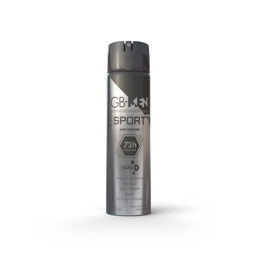 Desodorante Aerosol Gb Men Sport Sem Perfume 150Ml