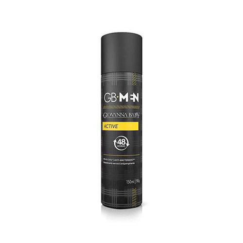 Imagem do produto Desodorante Aerosol Giovanna Baby Men Active 150Ml