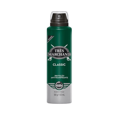 Imagem do produto Desodorante Aerosol Tres Marchand Classic - Com 165 Ml