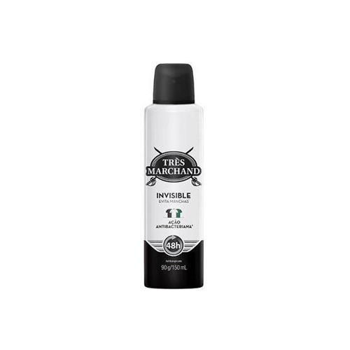 Imagem do produto Desodorante Aerosol Très Marchand Invisible 150Ml