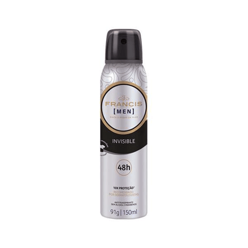 Imagem do produto Desodorante Aerossol Francis Men Invisible Com 150Ml