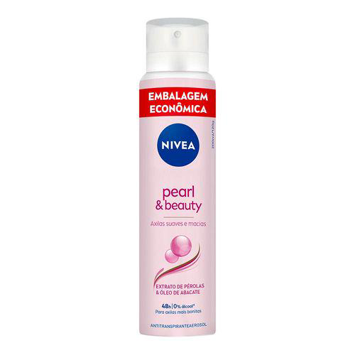 Desodorante Aerossol Nívea Pearl&Beauty Antitranspirante 150Ml