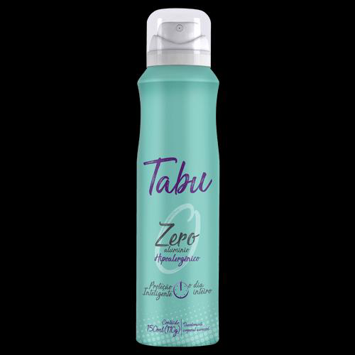 Imagem do produto Desodorante Aerossol Tabu Zero Alumínio Com 150Ml 150Ml