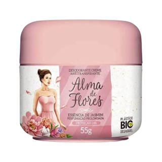 Desodorante - Alma De Flores Creme Jasmim 55 Gramas
