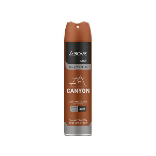 Imagem do produto Desodorante Antitranspirante Above Men Elements Canyon Jato Seco 150Ml