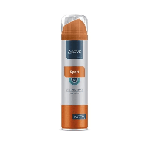 Desodorante Antitranspirante Above Men Sport Aerossol Com 150Ml