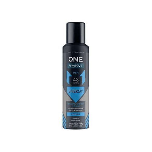 Desodorante Antitranspirante Aerosol Above One Men Energy Com 150Ml