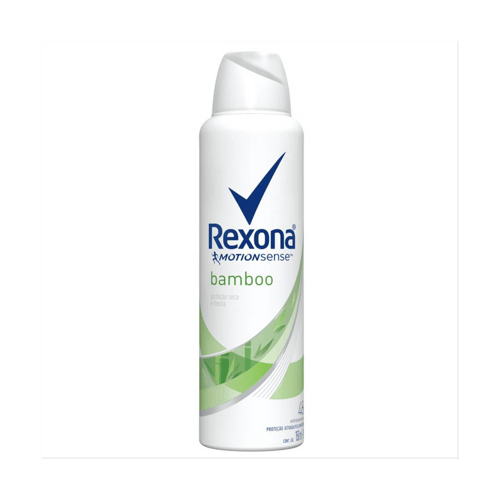 Desodorante Antitranspirante Aerosol Feminino Rexona Bamboo 72 Horas 150Ml