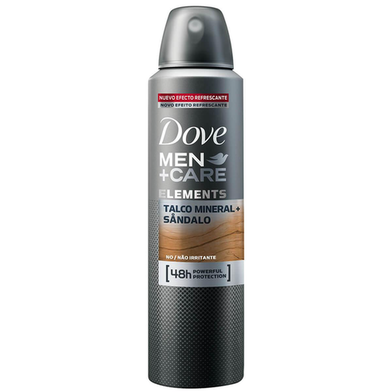 Desodorante Antitranspirante Dove Men Talco Mineral + Sndalo Aerosol 89G