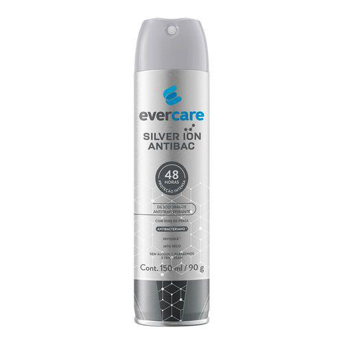 Desodorante Antitranspirante Ever Care Silver Ion Antibacteriano 150Ml