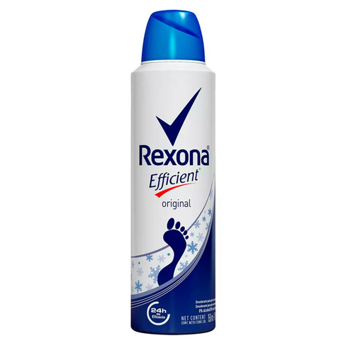 Desodorante Antitranspirante Para Pés Rexona Efficient Antibacterial Protection Aerosol 153Ml