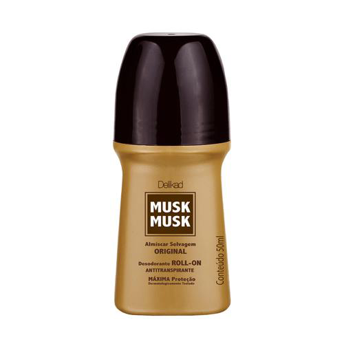 Desodorante Antitranspirante Rollon Delikad Musk 50Ml