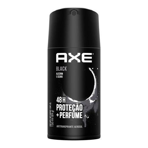 Desodorante Axe Black Jato Seco 90G Novo