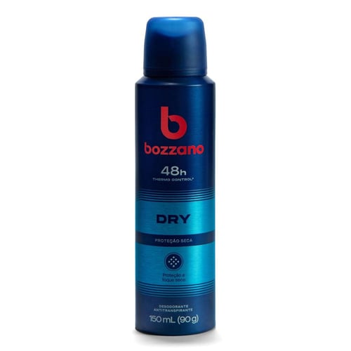 Desodorante Bozzano Dry Antitranspirante Aerosol Com 90G