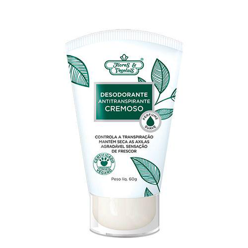 Desodorante Creme Flores E Vegetais Antitranspirante 60G