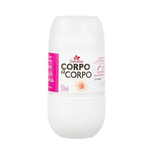 Desodorante Davene Corpo A Corpo Natural Roll On 50Ml