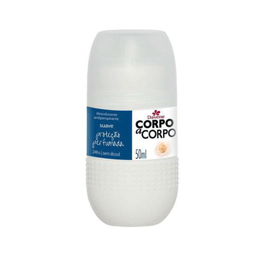 Desodorante Davene Corpo A Corpo Suave Roll On 50Ml