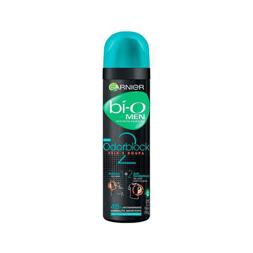 Imagem do produto Desodorante Garnier Bío Odorblock2 Masculino Aerosol 150Ml