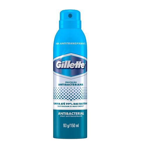 Imagem do produto Desodorante Gillette Aerosol Antibacterial Com 150 Ml