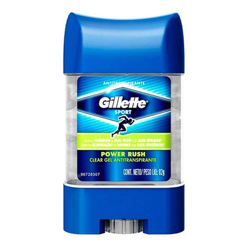 Desodorante - Gillette Clear Gel Power Rush 82Gr