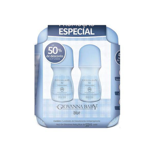 Imagem do produto Desodorante Giovanna Baby Rollon Azul Com 2Unidades 50M