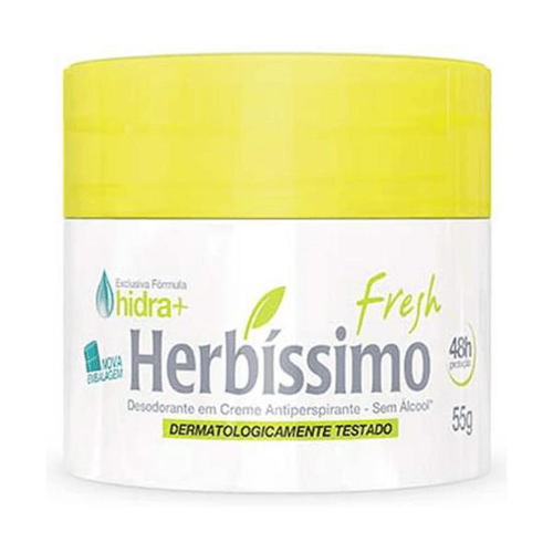 Desodorante - Herbíssimo Fresh Thermo Energy Creme Com 55 Gramas