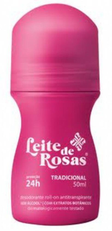 Desodorante Leite - De Rosas Roll-On 50Ml
