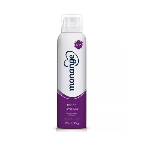 Desodorante Monange Aerossol Flor De Lavanda 150Ml
