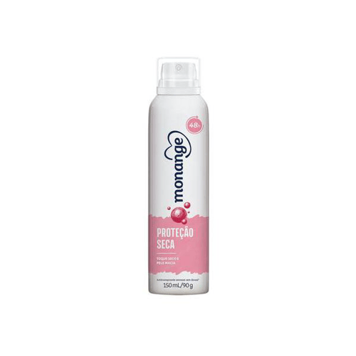 Desodorante Monange Proteção Seca Aerosol Antitranspirante 48H 150Ml
