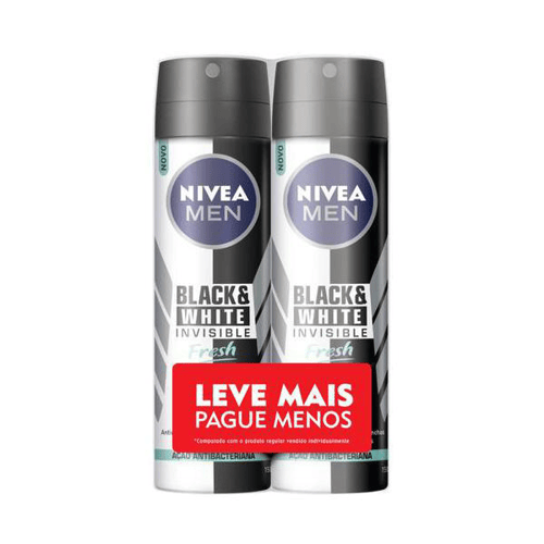 Desodorante Nivea Men Fresh Aerosol 90G Com 2 Unidades 50% De Desconto Na 2 Unidade
