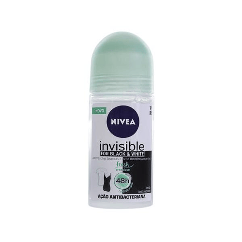 Desodorante Nivea Feminino Roll On Black And White Fresh 50Ml