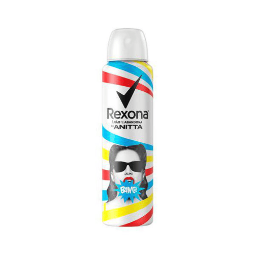 Imagem do produto Desodorante Rexona By Anitta Bang Aerosol 150Ml