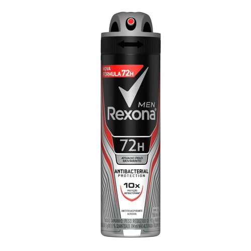 Desodorante Rexona Men Antibacterial Aerosol 95G